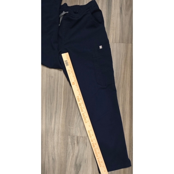 Figs High Waisted Scrub Pants Navy Size SP - Picture 4 of 11